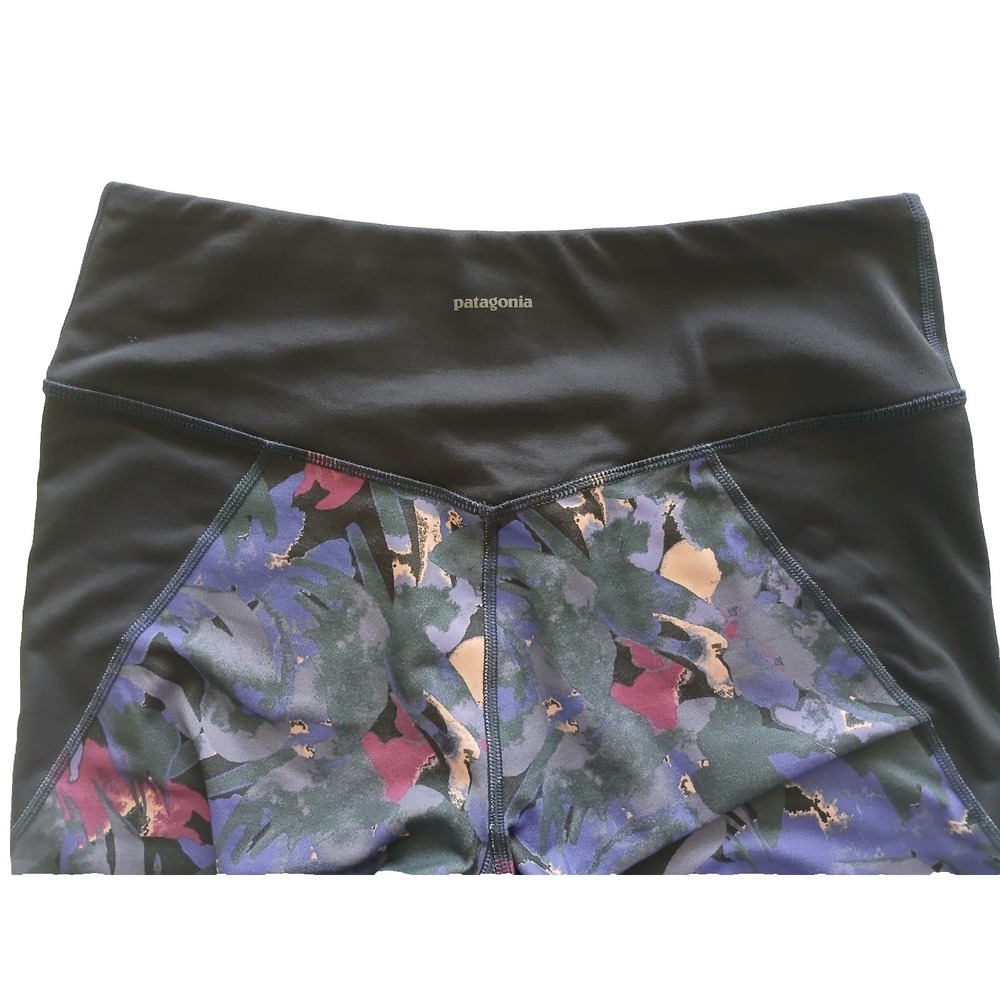 Patagonia Capri Performance Activewear Leggings Multi-Color Women's Size M
